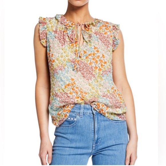 Rebecca Taylor Ava silk floral top - Picture 2 of 6